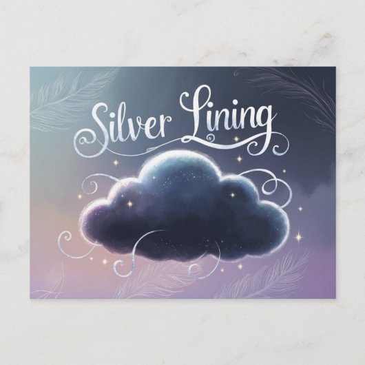 Carte Postale Nuage de Silver Lining (Devant)