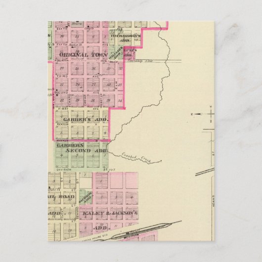 Carte Postale Nuage rouge, Nebraska (Devant)