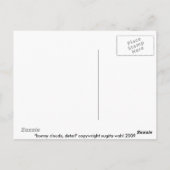 carte postale nuages (Dos)