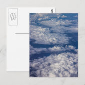 Carte Postale Nuages (Devant / Derrière)
