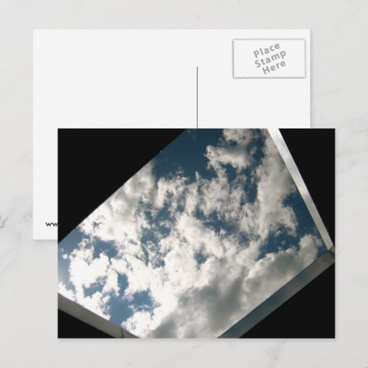 Carte Postale Nuages (Devant / Derrière)