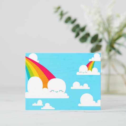 Carte postale Nuages (Debout devant)