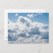 Carte Postale nuages-388922 BEAU SKI NATURE BLEUE BLANC CLOU (Devant / Derrière)