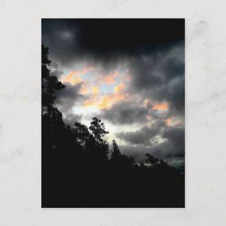 Carte Postale Nuages arc-en-ciel