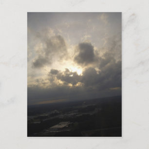 Carte Postale Nuages Ciel Soleil Silver Liner Nuageux Paysage