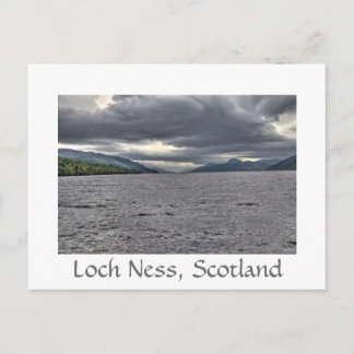 Carte Postale Nuages d'acier de Loch Ness