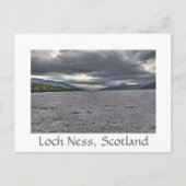 Carte Postale Nuages d'acier de Loch Ness (Devant)