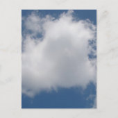 Carte Postale Nuages de Cumulus Puffy dans le ciel bleu (Devant)