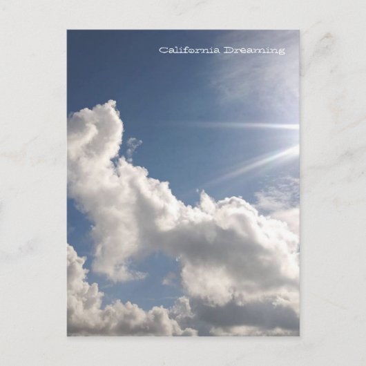 Carte Postale Nuages de rêve (Devant)