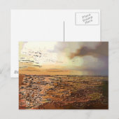 CARTE POSTALE NUAGES DE TEMPÊTE (Devant / Derrière)