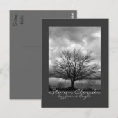Carte postale - 'Nuages de tempête' de Joanne Coyl (Devant / Derrière)