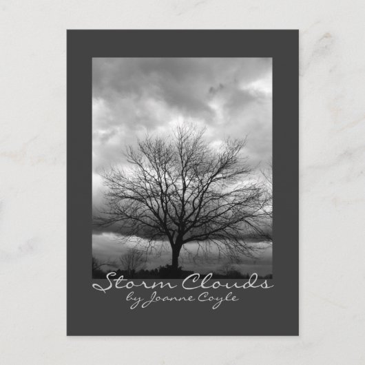 Carte postale - 'Nuages de tempête' de Joanne Coyl (Devant)
