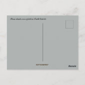 Carte Postale Nuages de tempête sur un terrain dans le Dakota du (Dos)