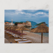 Carte Postale Nuages d'orage sur Budva (Devant)