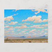 Carte Postale Nuages d'un après-midi d'été par Maynard Dixon (Devant)