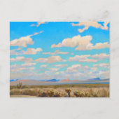 Carte Postale Nuages d'un après-midi d'été par Maynard Dixon (Devant)
