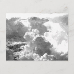 Carte Postale Nuages en gris