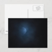 Carte Postale Nuages et lune (Devant / Derrière)