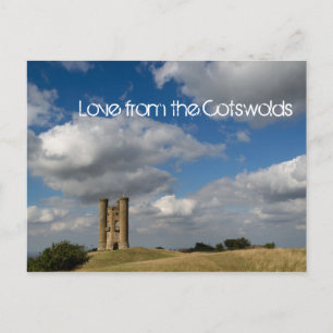 Carte Postale Nuages et tour Broadway, Cotswolds
