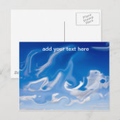 Carte Postale nuages-fantômes (Devant / Derrière)