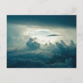 Carte Postale Nuages Fluffeux Foncé Vue aérienne (Devant)