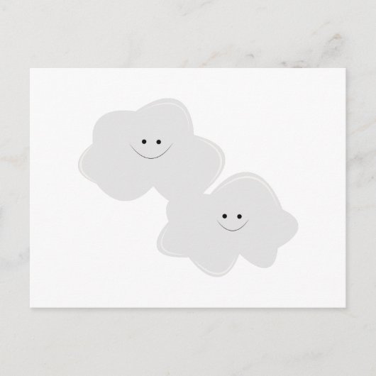 Carte Postale Nuages fluides (Devant)