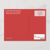 Carte Postale Nuages gothiques déplaisants (Dos)