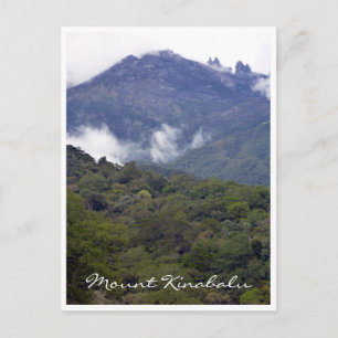 Carte Postale nuages kinabalu