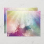 Carte Postale Nuages magiques (Devant / Derrière)