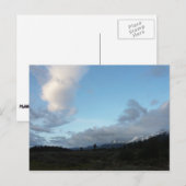 Carte Postale Nuages matinaux dans le parc national de Grand Tet (Devant / Derrière)