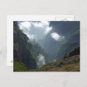 Carte postale Nuages & Montagnes (Devant / Derrière)