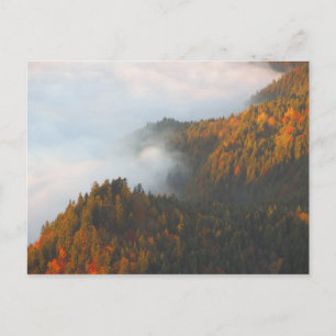 Carte Postale Nuages Pieniny d'automne