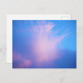 Carte Postale Nuages roses (Devant / Derrière)