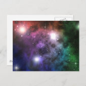 Carte Postale Nuages spatiaux (Devant / Derrière)