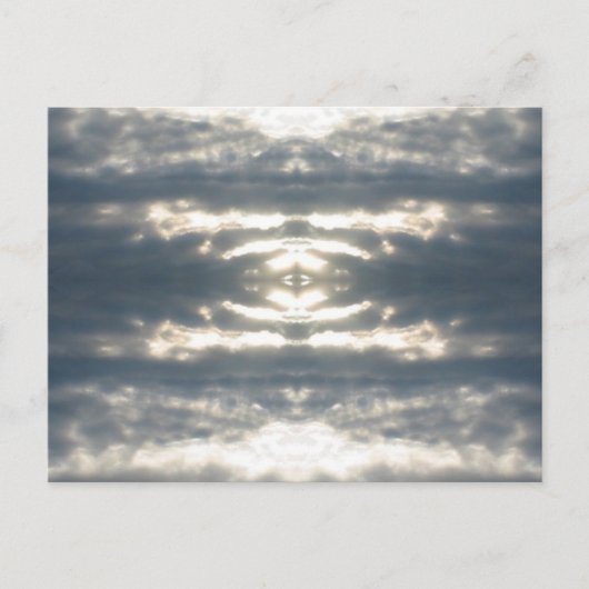 Carte postale nuageuse (Devant)
