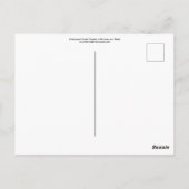 Carte Postale Nuances de calque bossées violet et rouge (Dos)