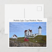 Carte Postale Nubble Light, Cape Neddick, Maine (Devant / Derrière)