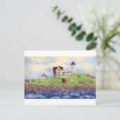 Carte Postale Nubble Light, Cape Neddick, York Maine Postcard (Debout devant)