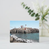 Carte Postale Nubble Lighthouse Ink Sketch (Debout devant)