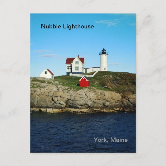 Carte Postale Nubble Lighthouse Postcard (Devant)