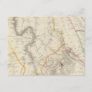 Carte Postale Nubie et Abyssinie