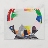 Carte Postale Nuclear I, CH, 1945 par Laszlo Moholy-Nagy (Devant)