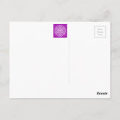 Carte Postale Nudibranche Mandala (Dos)