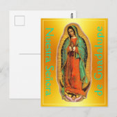 Carte postale Nuestra Señora de Guadalupe (Devant / Derrière)