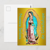 Carte Postale Nuestra Señora de Guadalupe (Devant / Derrière)