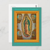 Carte Postale Nuestra Señora de Guadalupe (Devant / Derrière)