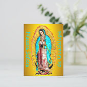 Carte postale Nuestra Señora de Guadalupe (Debout devant)