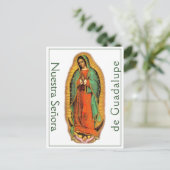 Carte postale Nuestra Señora de Guadalupe (Debout devant)