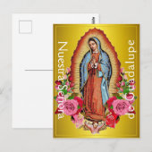 Carte postale Nuestra Señora de Guadalupe (Devant / Derrière)