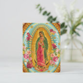 Carte postale Nuestra Señora de Guadalupe (Debout devant)